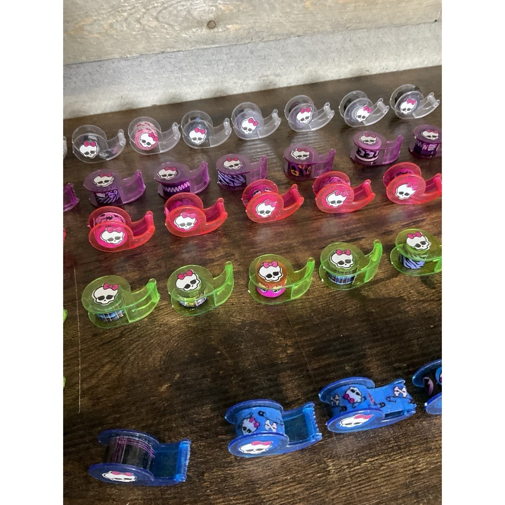 G1 Mixed Lot of Used Monster High Tapeffiti 52 Different Tapes Crafts - Picture 3 of 6